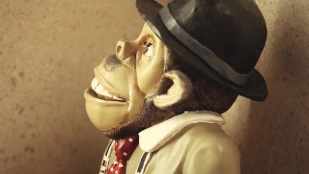 Мавпа Фігура Кадри — стокове відео