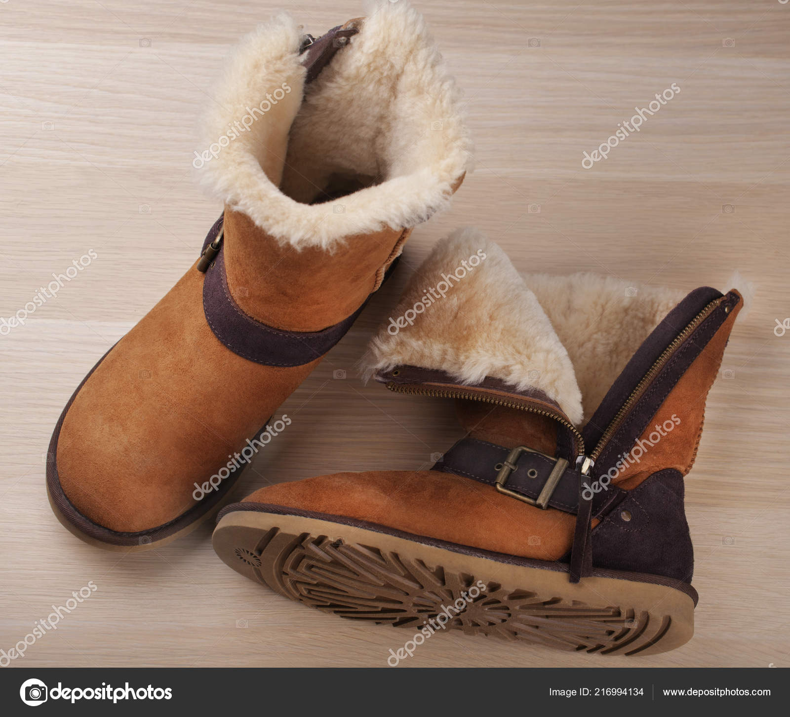 Winter Gele Stockfoto Studio Vrouw — Houten Laarzen Tafel Najaar TFcKJ3l1