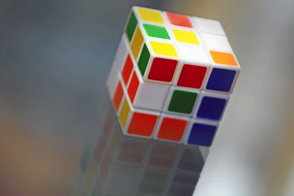 Plastic Puzzle Cube Toy — Stock Photo, Image