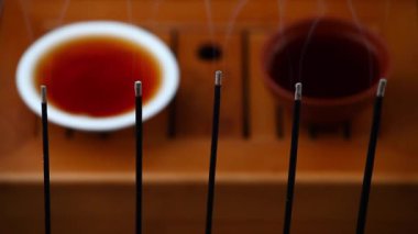 Çin sıcak çay Kupası bambu Resepsiyon Peep aroma hd ayak sopa 