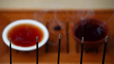 Çin sıcak çay Kupası bambu Resepsiyon Peep aroma hd ayak sopa 