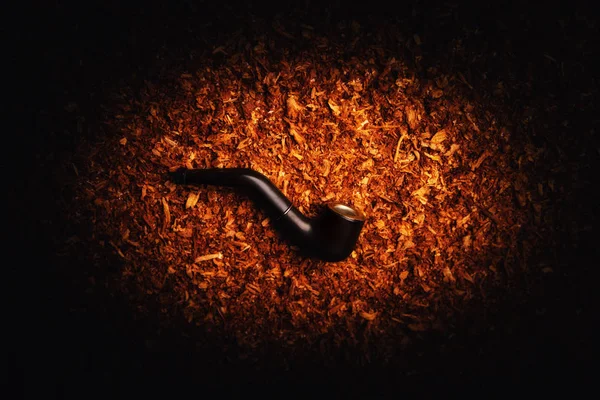 Rauchen Pfeifentabak Hintergrund — Stockfoto
