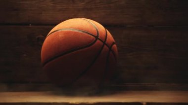 Basketbol topu ahşap Resepsiyon duman hd ayak 