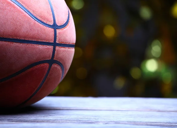 Basketbal Zlato Bokeh — Stock fotografie