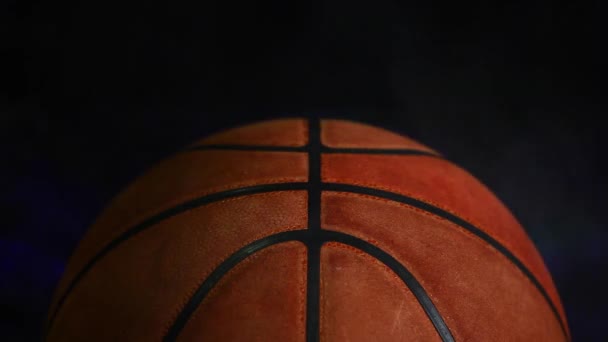Basketbol Topu Duman Ayak — Stok video