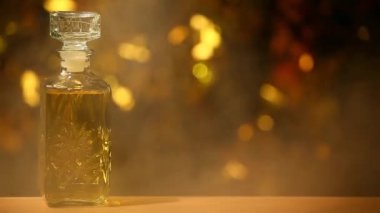 parfüm altın bokeh duman hd ayak cam 