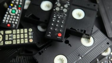 VHS kaset ahşap masa el hd ayak 