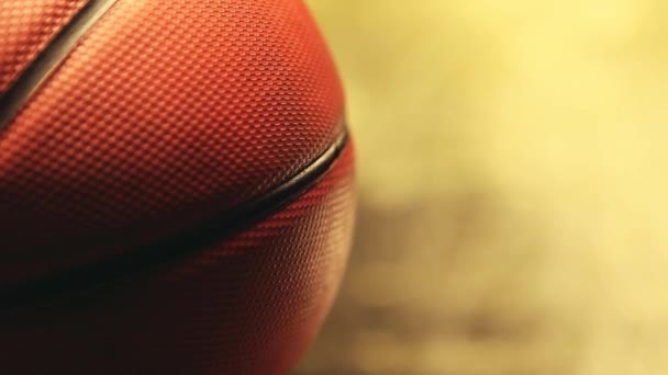 Μπάσκετ Μπάλα Κανείς Βίντεο — Αρχείο Βίντεο
