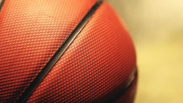 Basketbal Bal Niemand Beelden — Stockvideo