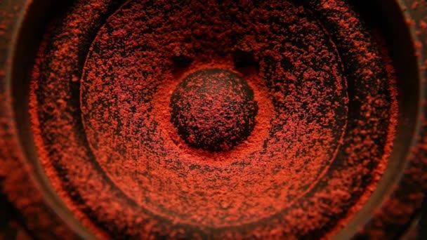 Музичний Динамічний Червоний Крейдяний Бас Ніхто Кадри — стокове відео