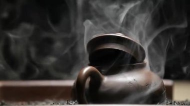 Siyah çay çaydanlık duman kimse hd ayak 