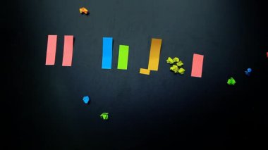 Chalkboard kağıt etiket tatil metin kimse 