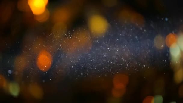 Silver Dust Gul Bokeh Bakgrund Bilder — Stockvideo