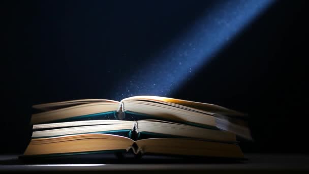 livre table poussière personne sombre fond hd séquences  