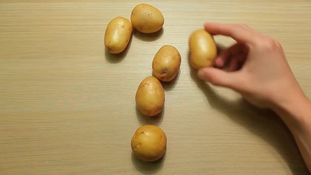 土豆手问号表高清素材 — 图库视频影像