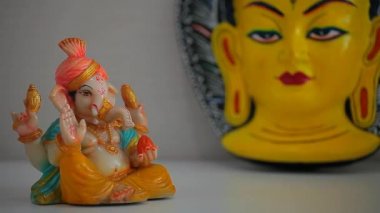 seramik ganesha heykeli budha maskesi hd görüntüleri 