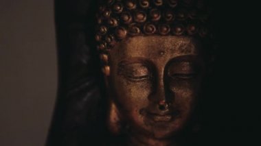 altın heykel duvar arka plan yüz  