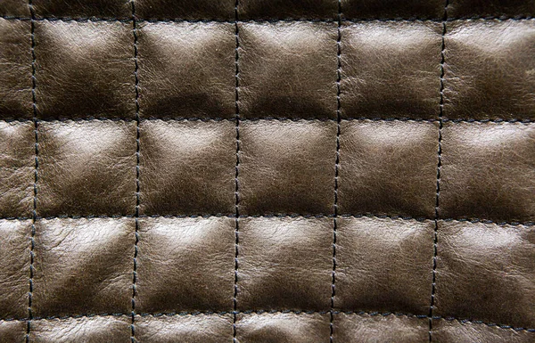 Natural Leather Brown Bag Background — Stock Photo, Image