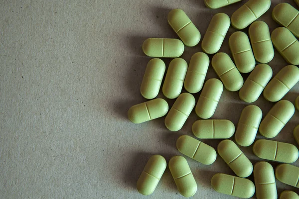 Antibioticum Pil Scherpe Papier Achtergrond — Stockfoto