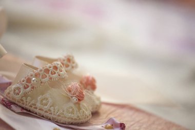 bebek kız ayakkabı kağıt arka plan 