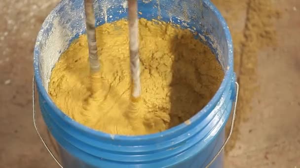 Plast Hink Mix Sten Bakgrund — Stockvideo