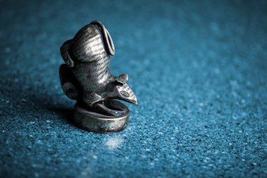 silver rat marble stone background 