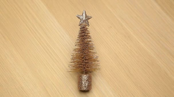 Tie Fir Tree Table Background — Stockvideo