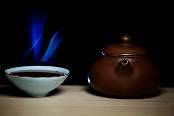 Зображення Чашки Гарячого Чаю — стокове фото