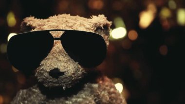 Oyuncak ayı güneş gözlüğü görüntüleri 