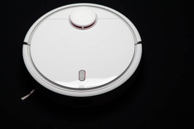 Elektrik süpürgesinin resmi koyu arkaplan 