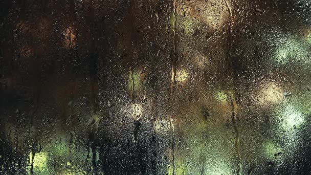 Imagini Fereastră Picătură Ploaie — Videoclip de stoc