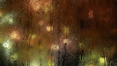 Pencere yağmur damlası görüntüleri