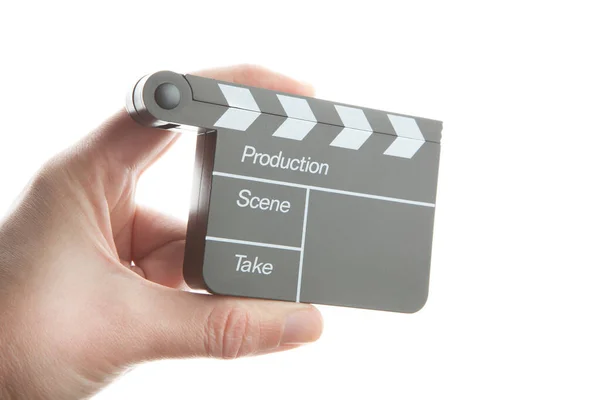 Image Clapper Board Hand — Stock Photo, Image