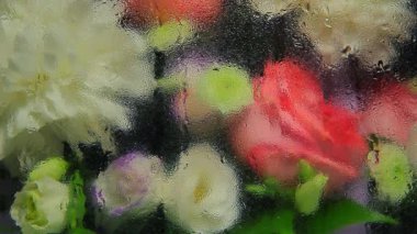 Çiçek suyu damlasının görüntüleri 