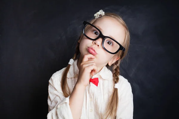 Pensamento Aluno Sala Aula Conceito Educação — Fotografia de Stock