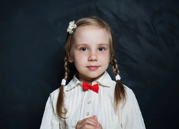 Carino Ritratto Del Bambino Ragazza Anni — Foto Stock