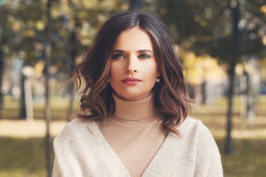 Güzel kadın model kadın açık, portre