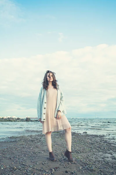 Moda model kadın açık poz