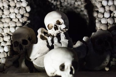 Kostnice kafatasları ve kemikleri Kutna Hora