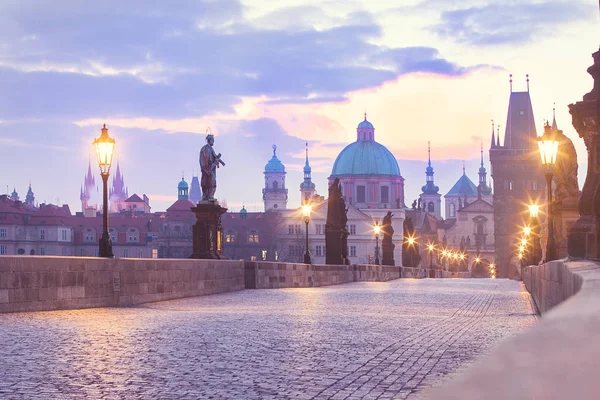 Prague Panorama Charles Bridge Prague Czech Republic — Stock Photo, Image