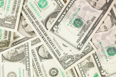 Bize dolar, para nakit arka plan yığını