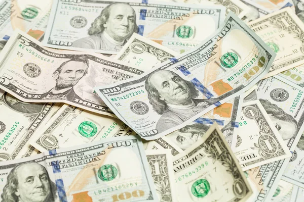 Dollaro denaro contante sfondo. US Dollari banner sfondo — Foto Stock