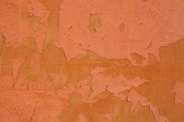 Eski turuncu dokular duvar arka plan. Alan ile mükemmel arka plan