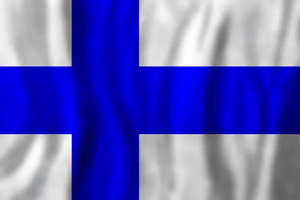 Concepto Finlandia Con Fondo Bandera Finlandesa —  Fotos de Stock
