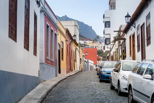 Strade del centro storico di Garachico — Foto Stock