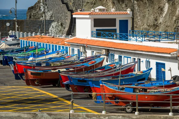Barcos de pesca retro en Tenerife — Foto de Stock