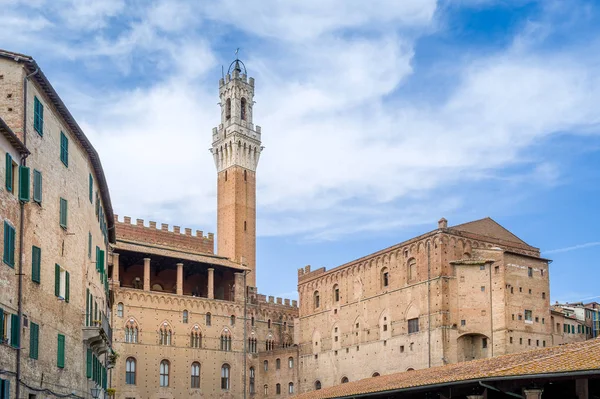 Siena centro storico punto di vista — Foto Stock