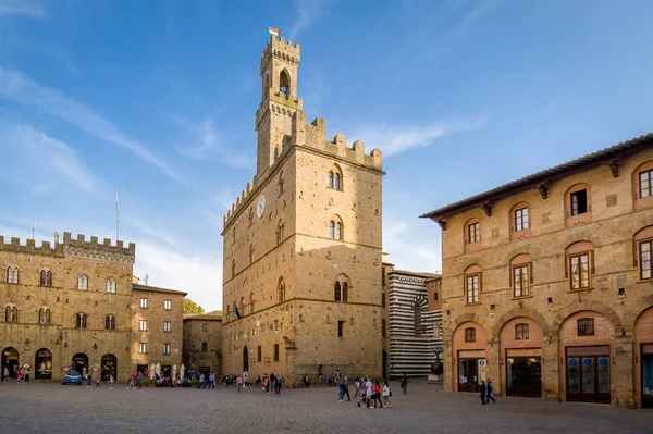 Piazza dei Priori, Volterra — Fotografia de Stock