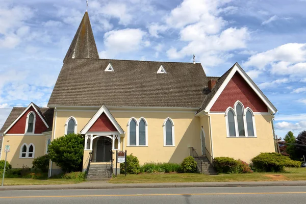 Thomas Anglikanska Kyrkan Väl Etablerad Kristen Förlägger Dyrkan Chilliwack British — Stockfoto