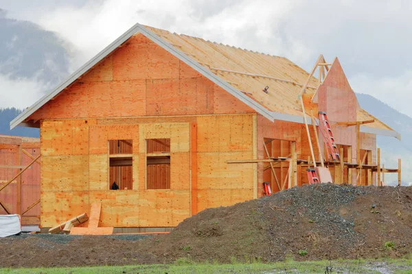 Construcción Casas Concha Una Extensión Que Será Parte Una Casa —  Fotos de Stock